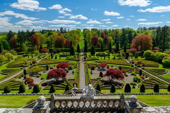 Drummond Castle Gardens - Scotland's most ancient, important and impressive gardens